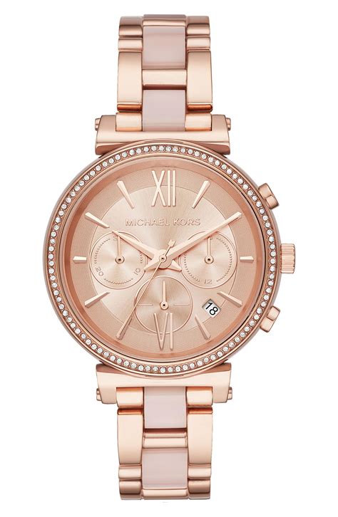 michael kors sofie pavé rose gold tone watch|Amazon.com: Michael Kors Women's Sofie .